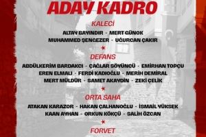 土耳其新一期名单：居莱尔、恰尔汗奥卢、伊尔迪兹在列，乌尊缺席